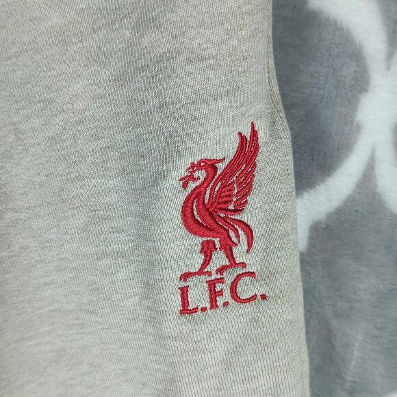 Liverpool FC Pants Mens Small Gray Soccer Joggers Sweatpants LFC Embroidered - Picture 7 of 9